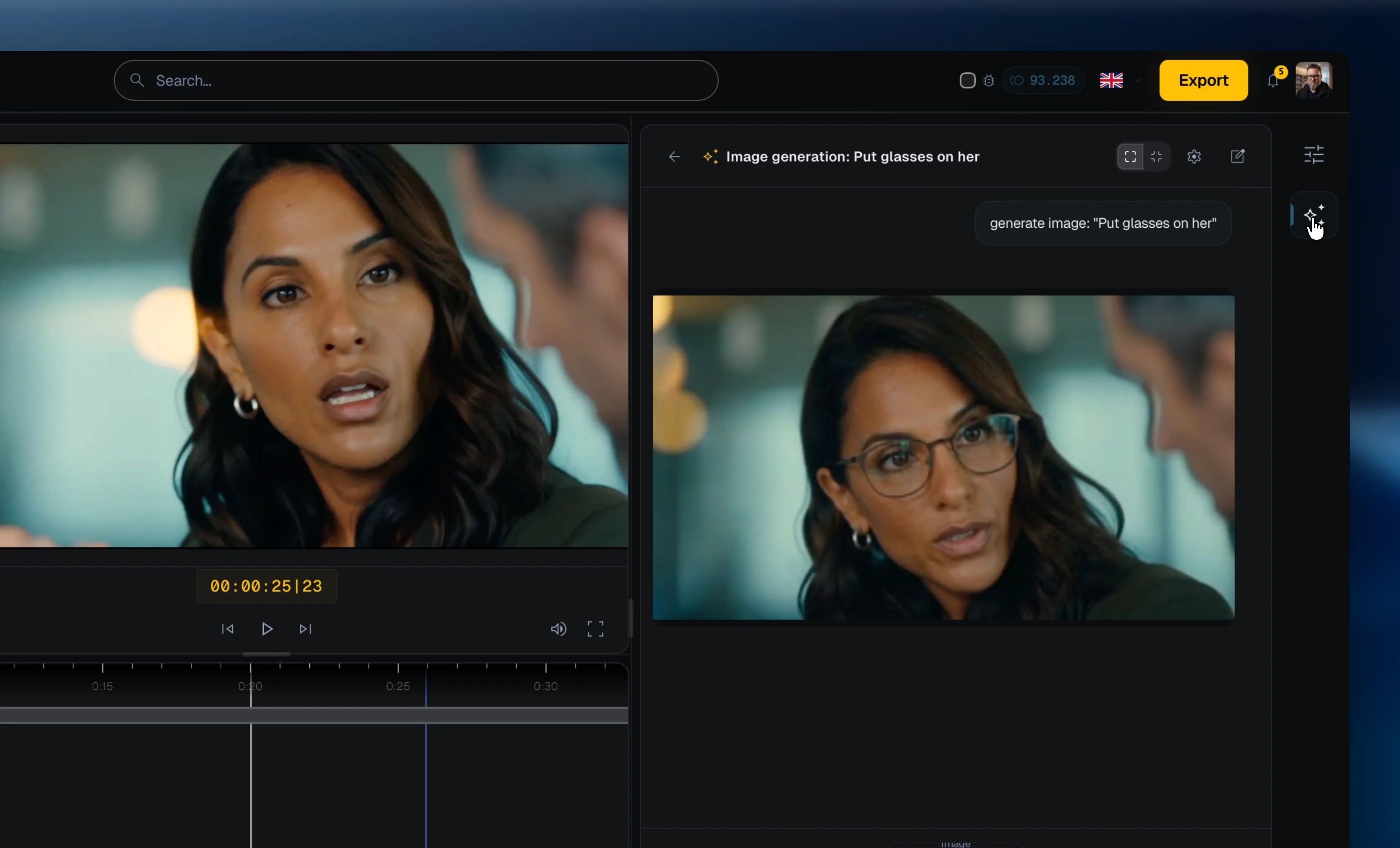 MergeMate.ai GenAI content creation — generate images and video from AI agent chat