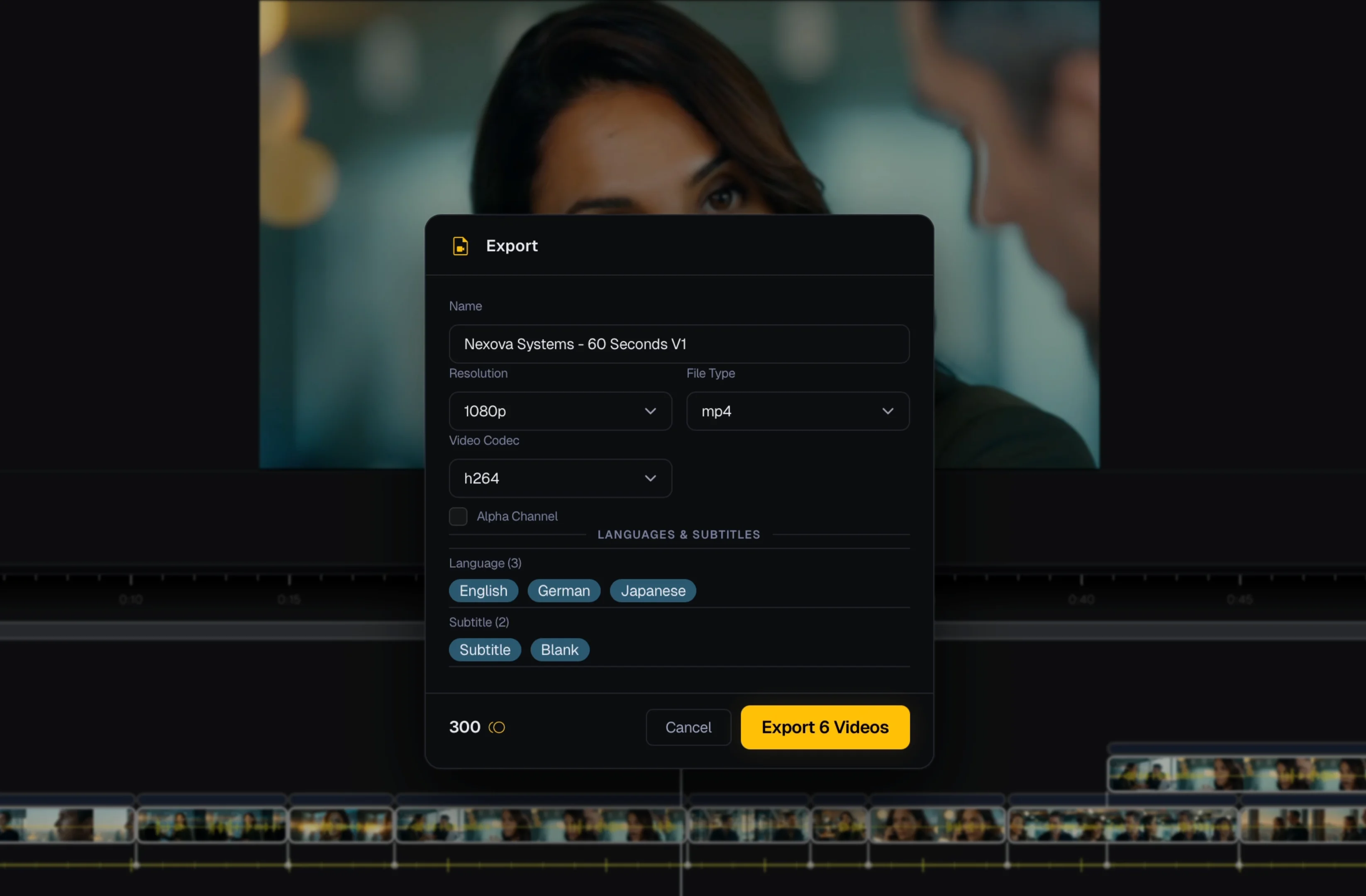 MergeMate.ai cloud batch rendering — multi-format video delivery for agency workflows